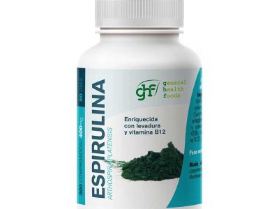 Spirulina 400mg 200 comprimidos - GHF