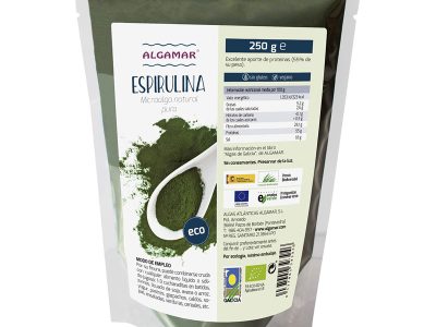 Spirulina Bio 250g - Algamar