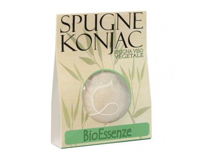 Esponja branca de konjac bio Essenze banheiro