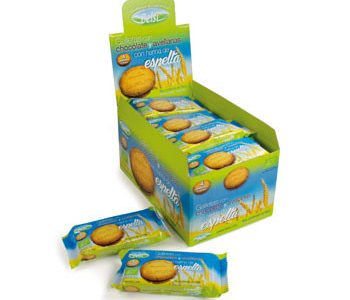 Espelta Cookies Choco Avellana BIO 16X60G BECESI