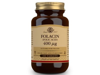 Folk folk 400mcg 100 comprimidos de solgar