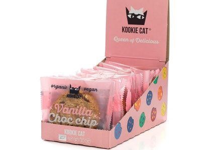 Vanilla e chocolate bio 12x50g Kookie Cat Cookie