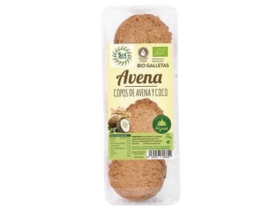 Cookies de coco e agave bio 175 g de sol natural