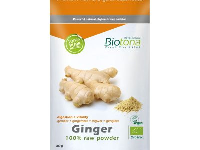 Ginger/Ginger Powder Superfood Bio 200G Biotone