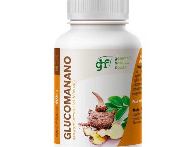 Glucomanano 600mg 100 ghf cápsulas
