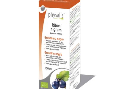 Black Crowler (Ribes nigrum) Extrato hidroalcoólico Bio 100ml Physalis