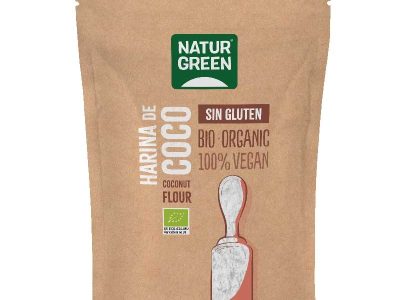 Farinha biológica de coco S/glúten bio 500g Naturgreen