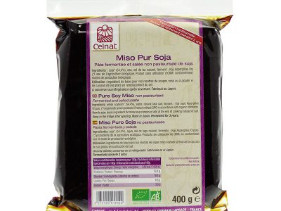Hatcho miso (soja) não pasteurizado bio 400g Celnat