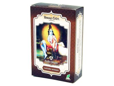 Henna intensa pó marrom 100 g radhe sham