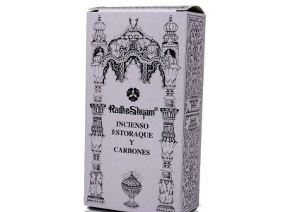 Incenso estorico 50g e carbono 10u radhe shyam
