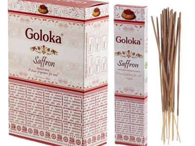 Incenso Goloka Saffron (AZA) 12x15g Nag Champa