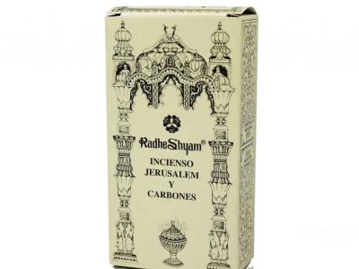 Incenso Jerusalém 50G e Carbon 10U Radhe Shyam