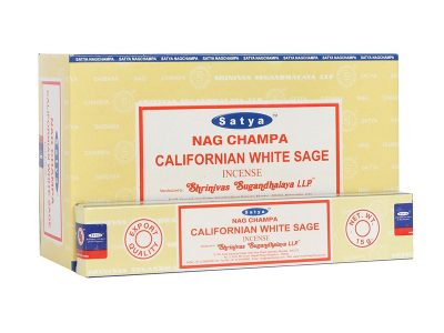 Incenso Satya California White Sage (Salvia) 12x15g Nag Champa