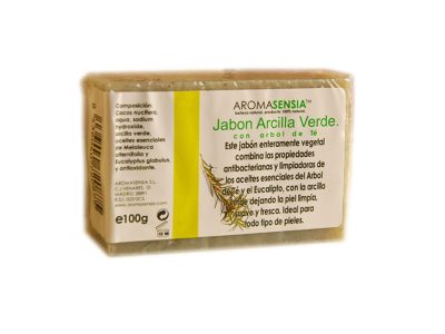 Sabão de argila verde e teb de te 100 g aromasensia
