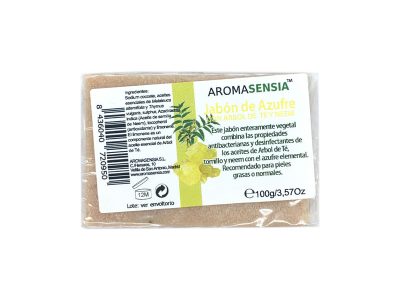 Sabão de enxofre com Te e Neem Tree 100 g aromasensia