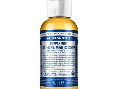 Sabonete líquido orgânico de menta Dr. Bronner's 60ml