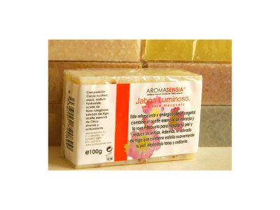 Sabão luminoso de Mosqueta Rose 100 g aromasensia