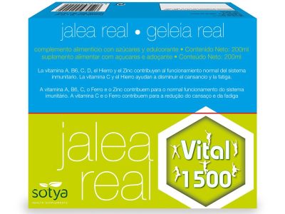 Geléia real vital 1500mg 10ml 20 frascos sotya