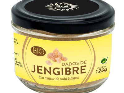 Gengibre em dados 125g sol natural