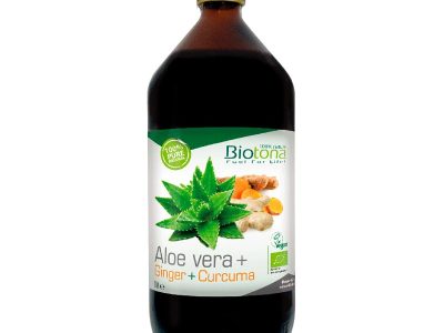 Suco aloe vera+ gengibre+ curcma bio 1l biotone