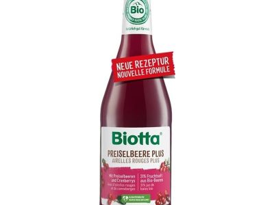 Suco de arandanos vermelho mais bio 500 ml biotta