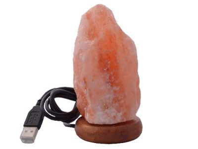 Lâmpada de sal USB natural