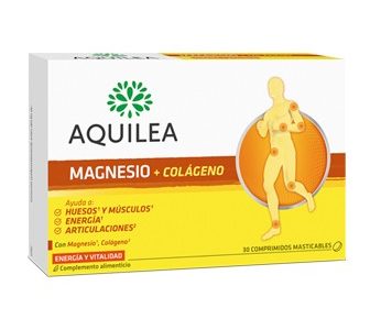 Magnésio com colagen 30 comprimidos aquilea