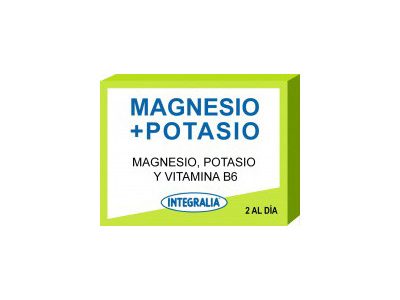 Magnésio + potássio e vit.b6 60 capsulas integralia