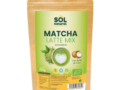Matcha Latte Mix Bio 200G Sol Natural