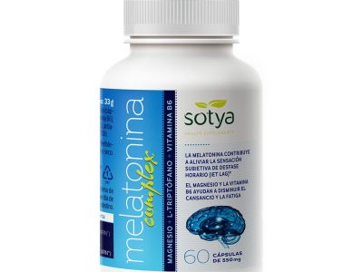 Complexo de metanina magnésio+triptofano+vitaminab6 550mg 60 capsulas sotya