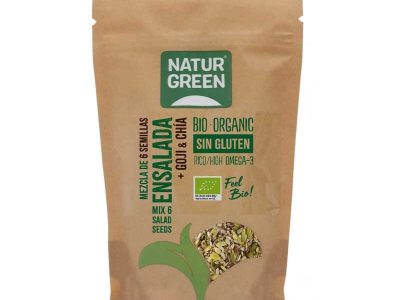 Misture 6 sementes goji e chia bio 225g naturgreen