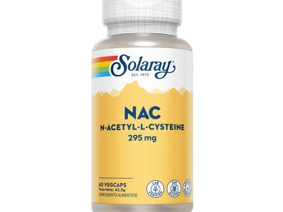 Nac 295 mg 60 cápsulas - Solaray
