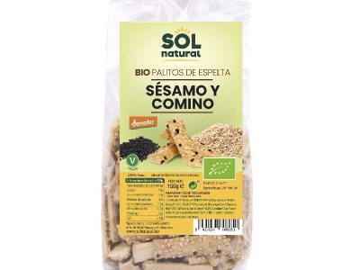 Becos de feitiços com sesamo e cominho bio 150g sol natural