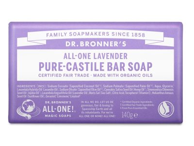 BIO 140G Tablet de sabão de lavanda do Dr. Bronner
