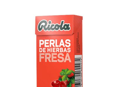 Pérolas de ervas sem morangos sem açúcar 25 g ricola