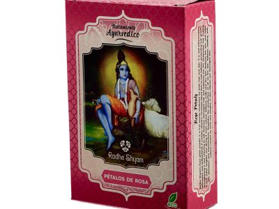 Pétalas rosa Tratamento capilar natural 100g Radhe Shyam