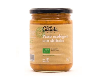 Pisto ecológico com shiitake bio 425 g Carlota Organic