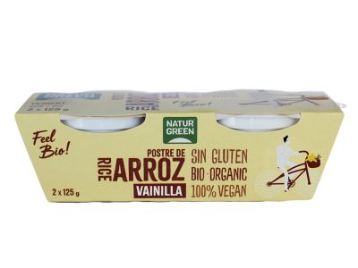 Rice sobremesas de baunilha 2x125g naturgreen