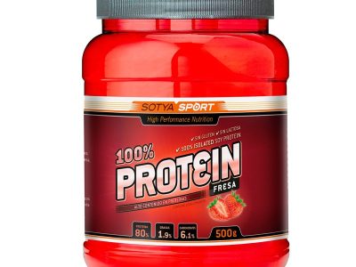 100% proteína de soja de morango 500g sotya