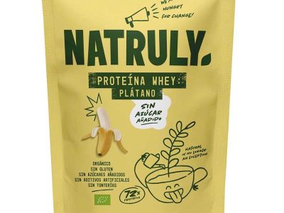 Proteína de soro de leite 72% Platano Bio 350g Natury