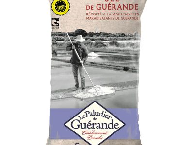 Sal cinza fino de Guérande 5 kg Le Paludier de Guerande