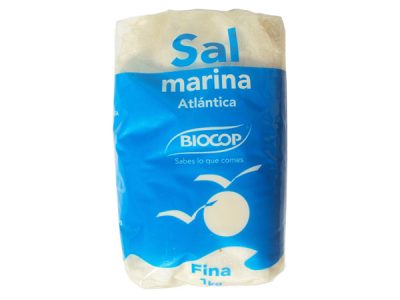 Sal marinho do Atlântico Fino 1 kg Biocop