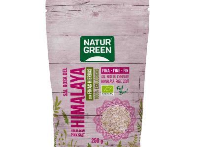 Sal rosa fino do Himalaia com ervas finas 250g Naturgreen