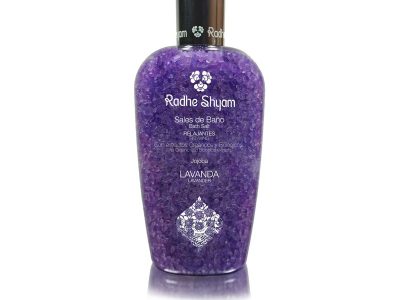Sais de banheiro relaxantes de lavanda 300g radhe shyam