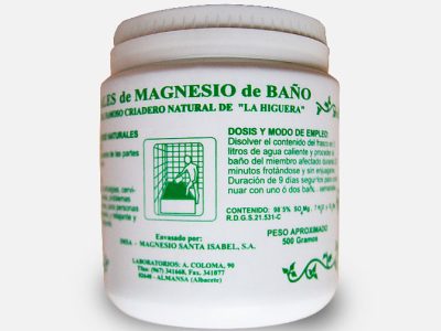 Sais de magnésio 500 g Boat Santa Isabel