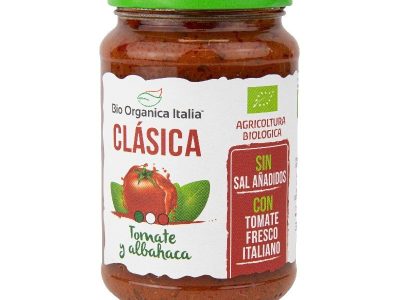 Molho de tomate clássico com Biobach Bask 350ml Itália orgânica