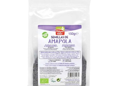 Sementes de papoula de 150g biológicas