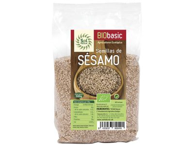 Sementes de sesamo natural bio 500g Sun Natural