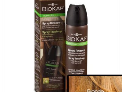 Spray touch-up castaño rubio 75 ml.biokap