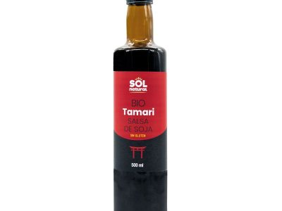 Molho de soja Tamari S/glúten bio 500ml Sol natural